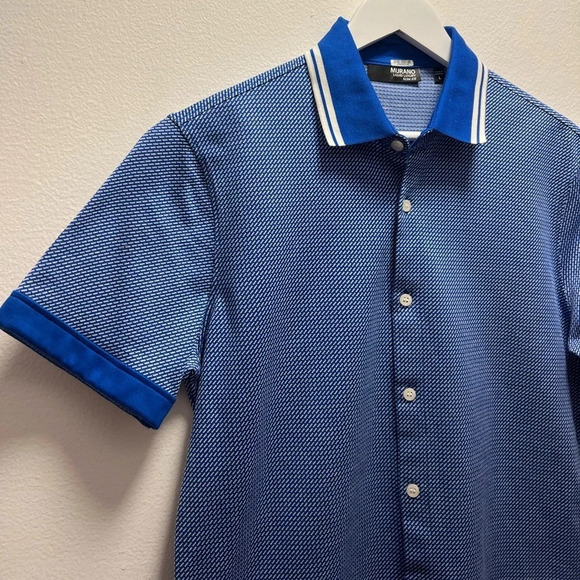 NWOT Murano Emerald Beach Collection Jacquard Shirt - Picture 2 of 7